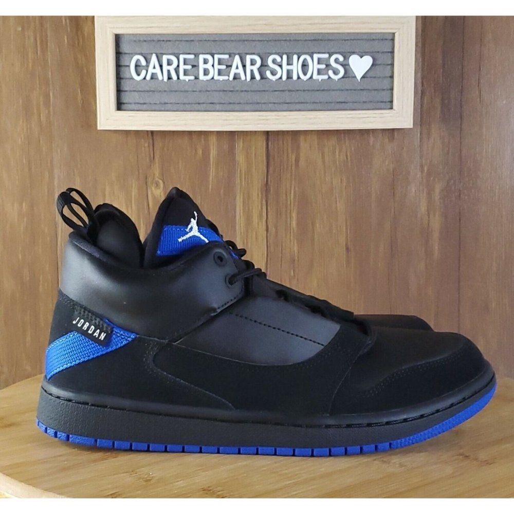 Air Jordan Fadeaway (GS) SZ 7Y WMNS 8.5 Black/White-Hyper Royal AO1331 041